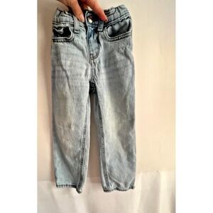 Od Navy Blue Jeans Boys 4T Straigh Light Wash School Basic Casual